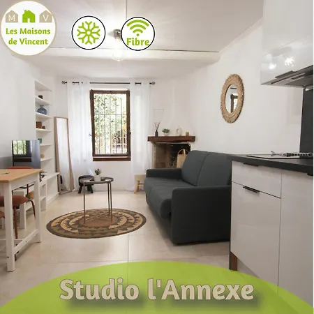 Studio L'annexe - Centre, Climatise Apartment